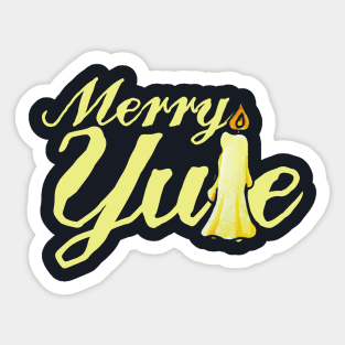 Merry YULE Sticker